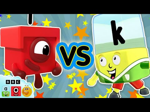 🏆 Numberblocks VS Alphablocks Sporty Fun! 🏃‍♀️ | Learn to Read and Count | @Blocks-Universe