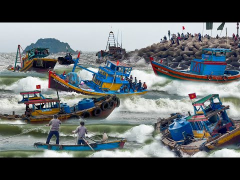 Cửa Biển Lagi Ngày Sóng Lớn║Hải sản Tươi Ngon 300K 1kg Cá Liệt Chợ Tân Long