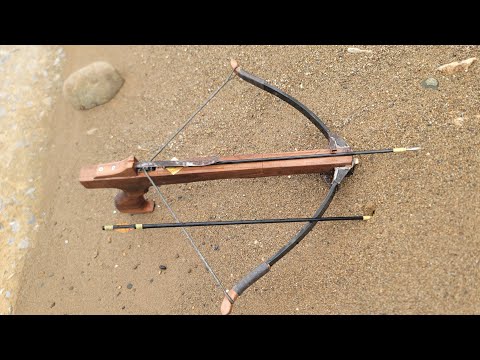 DIY mini crossbow for Hunting || Donald Lo