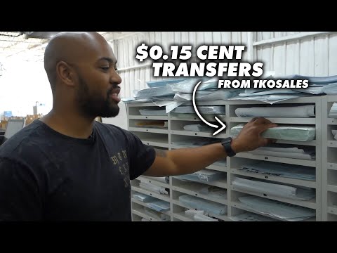 Starting A Clothing Brand with 15 Cent Heat Transfers from TKOSales