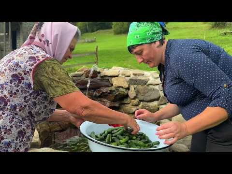 LONG VIDEO: 4 autumn days of real rural life in the Carpathian village of the Lyubov family