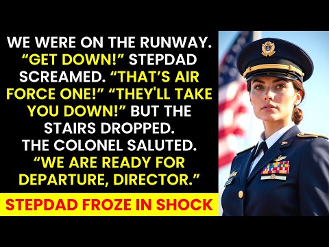 That’s Air Force One! They’ll Take You Down! Stepfather Screamed—But Then The Stairs Dropped And...