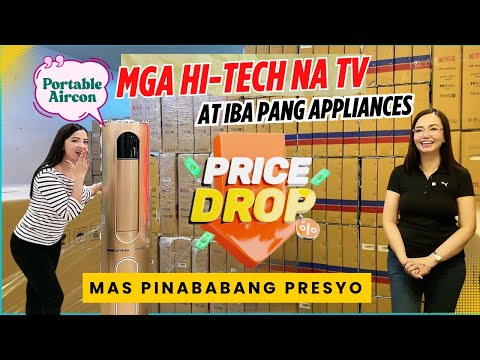 MURANG BILIHAN ng WEB OS TV, QLED TV, PORTABLE AIRCON, at iba pang SMART APPLIANCES