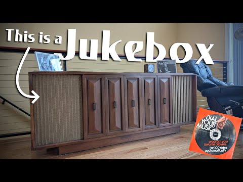 The Seeburg HSC1 Stereo Console - The wildest way to play your entire LP collection automatically!