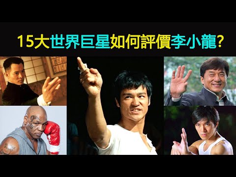 15大世界巨星如何評價李小龍？周星馳尊為偶像，成龍不服，世界拳王泰森點贊！（李小龙）
