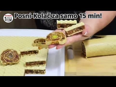 🔊POSNA FIGARO OBLANDA Najlepši sitni kolač za Nikoljdan,topi se u ustima💥TOP- kolač za POSNU slavu👌❗