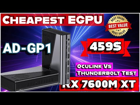 GMKtec AD GP1 7600M XT Oculink TB4 EGPU