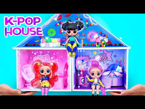 Creating 3 K-Pop Demon Hunters Rooms! 10 DIYs for L.O.L. Dolls