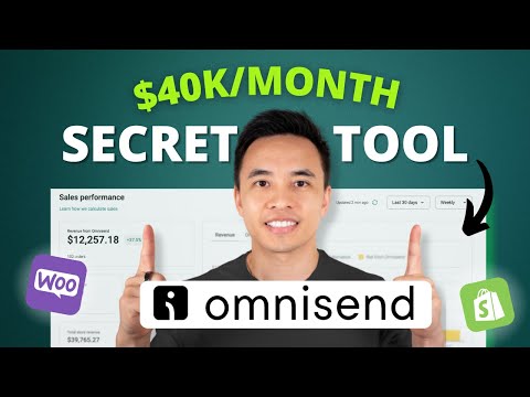 How I Make $40K Per Month in eCommerce - The Secret Tool - Omnisend Tutorial