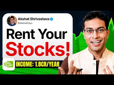 I make 1.8 Crore/year by RENTING my stocks | Low risk #options strategies