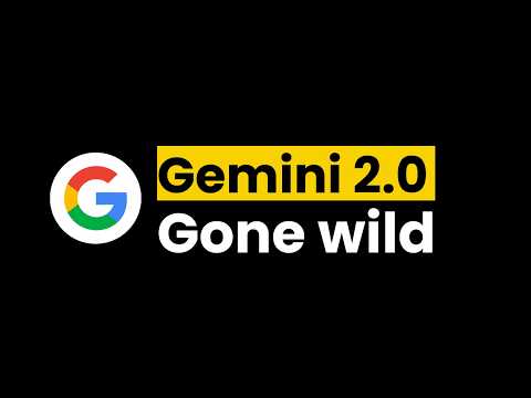 Gemini 2.0 blew me away - The future of Multimodal Model