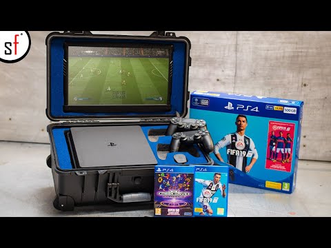 We made a PORTABLE PS4 - Play FIFA anywhere!