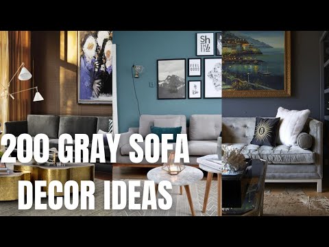 200 Gray Sofa Decor Ideas for Living Room.