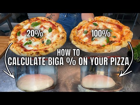 In Depth Understanding Biga % For Pizza Dough