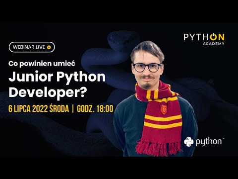 [LIVE] Co powinien umieć Junior Python Developer?