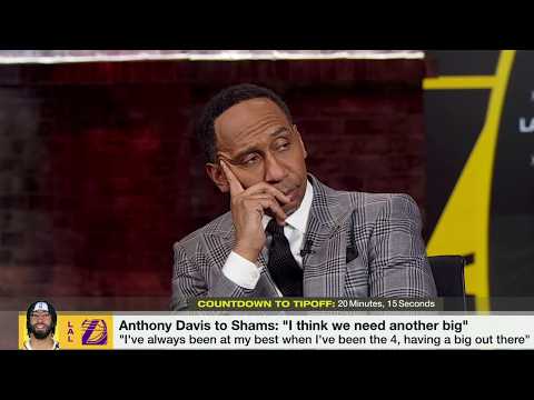 Stephen A. reacts to Anthony Davis saying the Lakers need another big | NBA Countdown