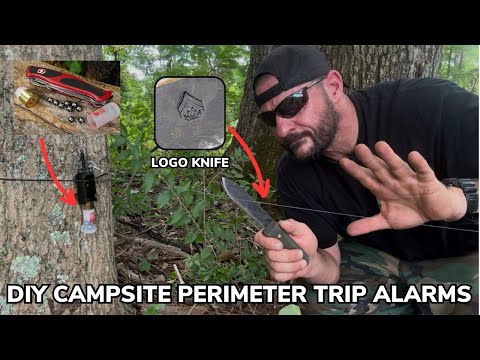 DIY Campsite Perimeter Trip Alarms and New Corporals Corner Logo Knife