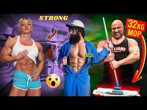 ANATOLY Uses 32kg Mop in the Gym | They Thought It Was a Joke… Until He Proved Them Wrong 💪🧹