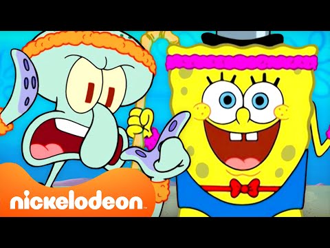 Губка Боб | 90 МИНУТ со Сквидвардом и СпанчБобом! 🦑🧽 | @SpongeBobOfficial | Nickelodeon Cyrillic
