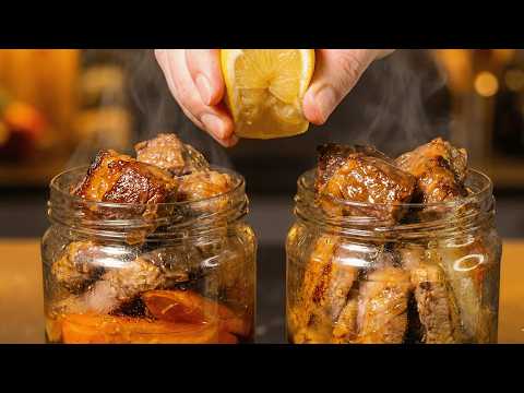 Trying a 1930s "MEAT BATTERY" Recipe. Beef & Ribs that last 2 years without a fridge