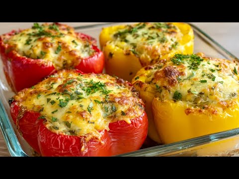 So delicious stuffed peppers that everyone goes crazy. A quick and delicious dinner!