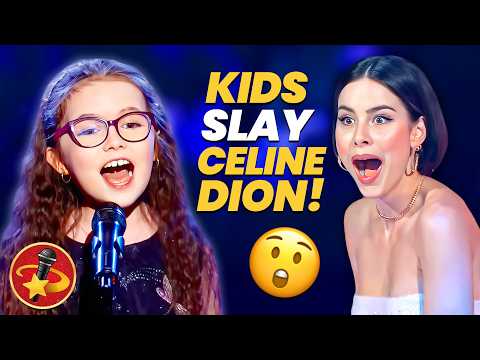 When LITTLE KIDS Slay Celine Dion Songs on The Voice! 🎤✨