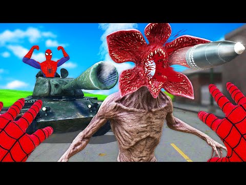 Using a TANK to Kill Demogorgon in VR