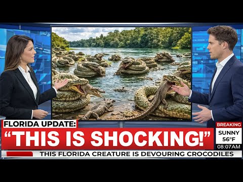 Something HORRIFYING Was Just Caught On Camera In Florida — And It’s EATING Crocodiles