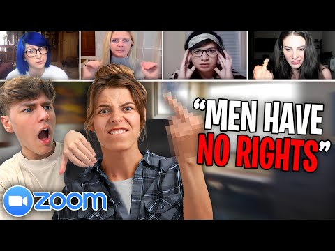 Sneaking Into WOMEN ONLY Zoom Class!