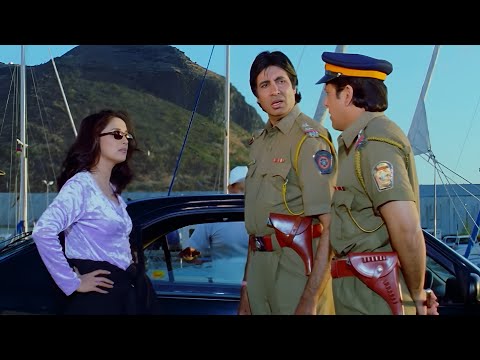माधुरी को पाने अमिताभ और गोविंदा आमने-सामने आए 😆🔥 | Bade Miyan Chote Miyan | Bollywood comedy movie