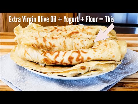 Why didn't I Try This before? Chapati with Extra Virgin Olive Oil and Yogurt | Lachha Paratha Recipe