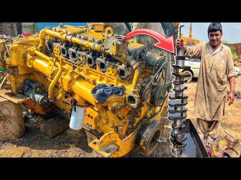 Incredible CAT Bulldozer Engine Rebuild | Fixing A Seized Engine Step by Step
