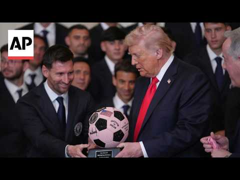 Trump honors Lionel Messi and Inter Miami at the White House