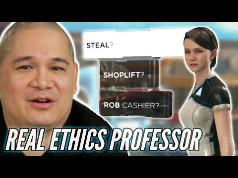 Ethics Professor Is Put Into Moral Dilemmas In Detroit Become Human • Professionals Play