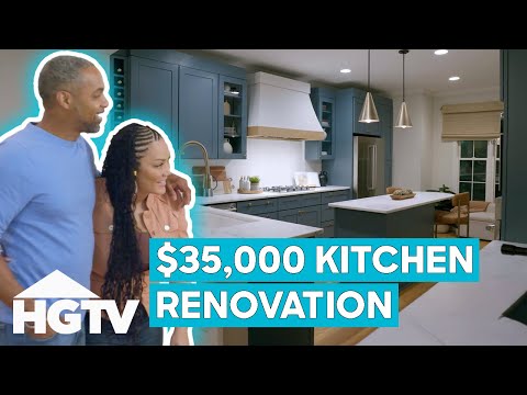 Egypt & Mike Take On $35,000 Renovation On This Modern Coastal Kitchen! | Married To Real Estate