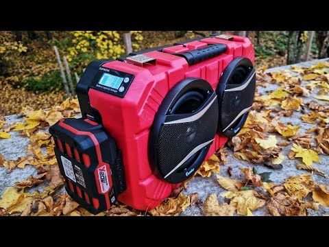 DIY 80W Stereo Bluetooth Speaker using Parkside Performance X20V Team Jigsaw Box