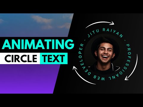 Make an Animated Circle with Text using Elementor Text Path Widget