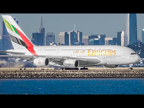 150 CLOSE UP TAKEOFFS and LANDINGS in 2 HOURS | San Francisco SFO Plane Spotting [SFO/KSFO]