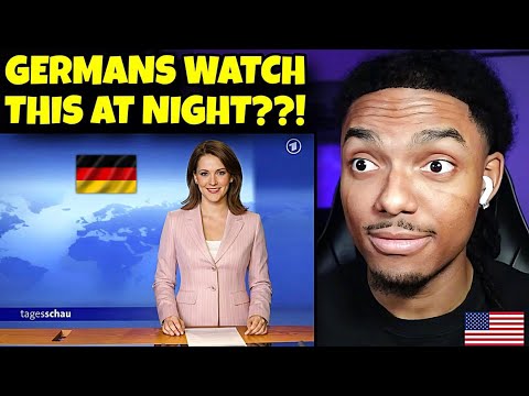 AMERICAN REACTS to How Watching News in Germany Is Completely Different Than in America