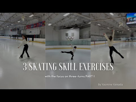 3 skating skill step ideas with the focus on three-turns