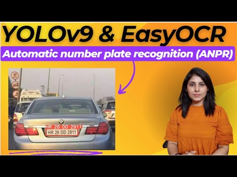 Automatic number plate recognition (ANPR) with Yolov9 and EasyOCR