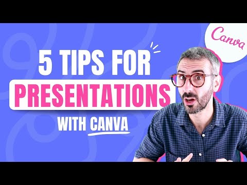 5 tips to create better PRESENTATIONS with Canva
