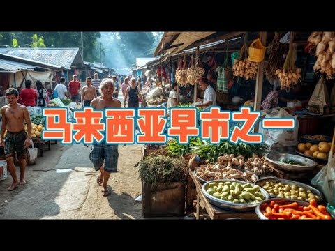 Bentong Morning Market, vibrant Pasar Pagi, famous local produce, street food, bustling atmosphere.