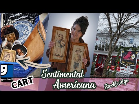 Sentimental Americana: Thrifting What Speaks to the Heart | Christmas in New England Stockbridge, MA