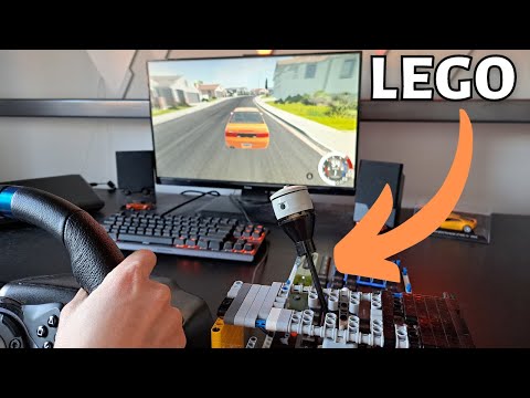 I Built a Working LEGO H-pattern Sim Racing Shifter