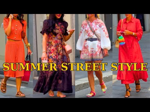 Quiet Luxury Meets Summer Heat🔥Milan Street Style Inspo with Elevated Looks – August 2025 Edition