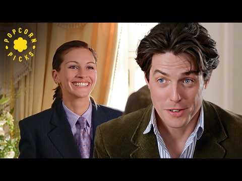The Awkward Interview Scene (Hugh Grant & Julia Roberts) | Notting Hill