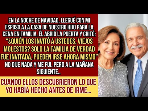 HISTORIAS REALES. En la cena de Navidad en casa de mi hijo, nos llamó viejos molestos y nos echó…