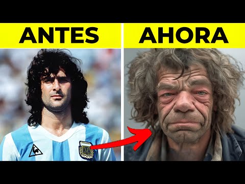 50 Jugadores LEGENDARIOS del Fútbol de los Años 70s | Antes y Después