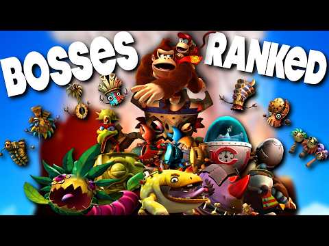 EVERY Donkey Kong Country Returns HD Boss RANKED Worst to Best!